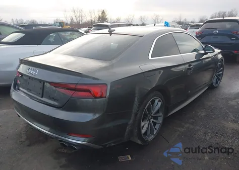 2018 Audi S5 3.0T Premium Plus из США, поврежденный, VIN WAUR4AF58JA018789